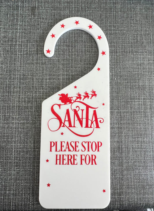 Personalised Christmas door signs