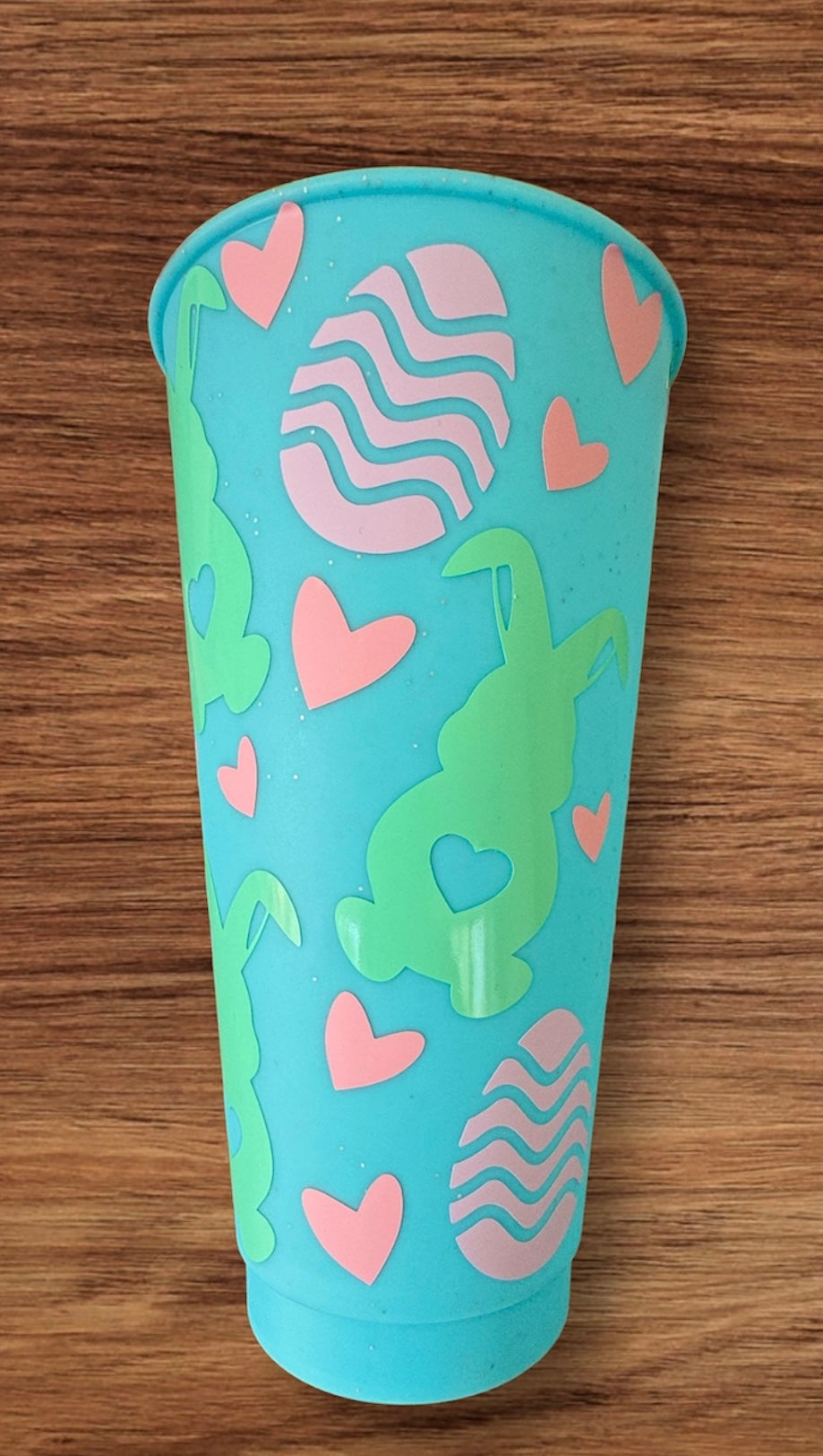 Easter bunny cold cup