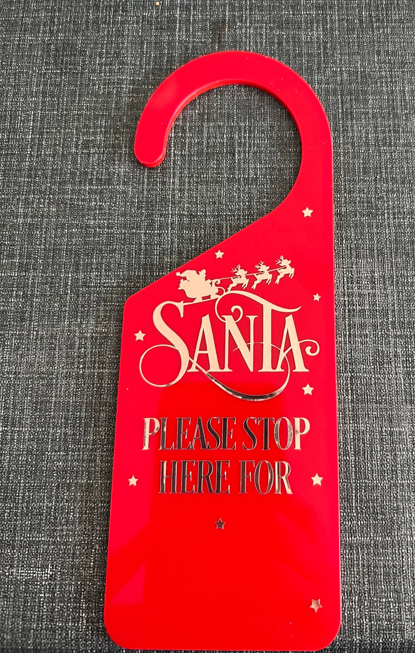 Personalised Christmas door signs